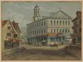 AmericanAnglo School 19th Century Faneuil Hall Boston USA
