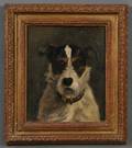 American School Late 19th Century Portrait of a Terrier