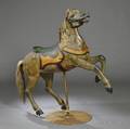 Carved and Painted Prancing Appaloosa Carousel Horse
