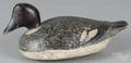 Carved and painted duck decoy