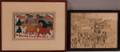 Two Framed Works Dedicated to Gifford Beals American 18791956 Jerome Myers American 18671940 Festival Scene