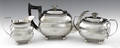 New York threepiece coin silver tea service ca 1820
