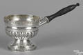 Philadelphia coin silver brandy warming pan ca 1815