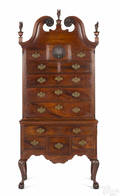 Philadelphia or Baltimore Chippendale walnut high chest ca 1765
