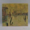Louis Krupp BavarianAmerican 18881978 Harbor Scene