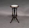 Aesthetic Movement Marbletop Mahogany Stand