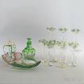 Twelve Pieces of Glassware