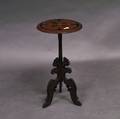 Victorian Gilt and Incised Walnut Stand
