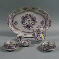 Eightpiece Herend Porcelain TeteaTete Tea Set