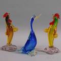 Three Italian Glass Figurals
