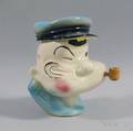 American Bisque Popeye Cookie Jar with Corncob Pipe