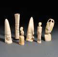 Six African Ivory Carvings