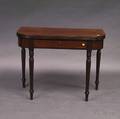 Regency Inlaid Mahogany Onedrawer Card Table