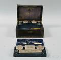 Victorian Brassinlaid Rosewood Veneer Cased Travel Set