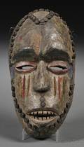 African Carved Wood Mask