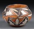 Acoma Polychrome Pottery Bowl