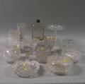 Thirteen Pieces of Colorless Cut Glass