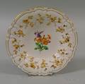 Enameled and Gilt Meissen Plate