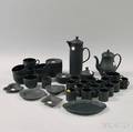 Approximately Fiftysix Wedgwood Black Basalt Items