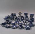 Thirtytwo Wedgwood Dark Blue Jasper Items