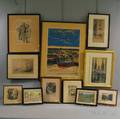 Eleven Framed Works