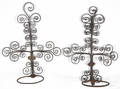 Pair of wrought iron sconces
