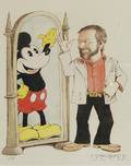 Maurice Sendak American 19282012 SelfPortrait with Mickey Mouse