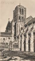 John Taylor Arms American 18871953 Basilica of the Madeleine Vzelay