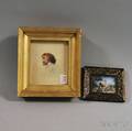 Two Framed European Artworks