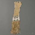 Plains Beaded Hide Pipe Bag