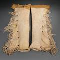 Pair of Southern Plains Hide Leggings