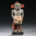 Hopi Polychrome Carved Wood Kachina