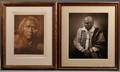 Two Framed Portraits of Indian Men