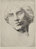 Alphonse Legros French 18371911 Tte de jeune femme