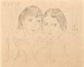 Lonard Tsuguharu Foujita JapaneseFrench 18861968 Deux amies