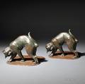 Tiffany Studios Cat Bookends
