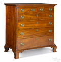 Pennsylvania Chippendale tiger maple chest of drawers late 18th c