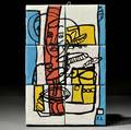 Fernand Leger French 18811955 Tiled Plaque