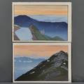 Toshi Yoshida 19111995 Two Color Woodblock Prints