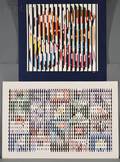 Yaacov Agam Israeli b 1928 Two Op Art Compositions