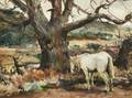 John Whorf American 19031959 Out to Pasture