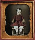 American School 19th Century Handtinted Sixthplate Daguerreotype of a Boy Wallace F Averill