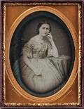 Jeremiah Gurney American 18121886 Quarterplate Daguerreotype of a Young Woman