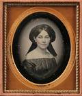 American School 19th Century Sixthplate Vignetted Daguerreotype of a Woman