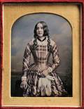 William Edward Kilburn British 18181891 Handtinted Quarterplate Daguerreotype of a Young Woman