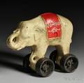 Cast Iron Jumbo Circus Elephant Coin Bank