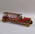 Vintage Dayton Frictiondriven Pressed Steel Fire Ladder Truck