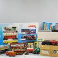 Large Group of Model Trains and Accessories