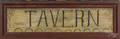 Contemporary painted pine  Tavern  sign
