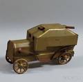 Vintage Dayton Pressed Steel Frictiondriven Military Gun Truck